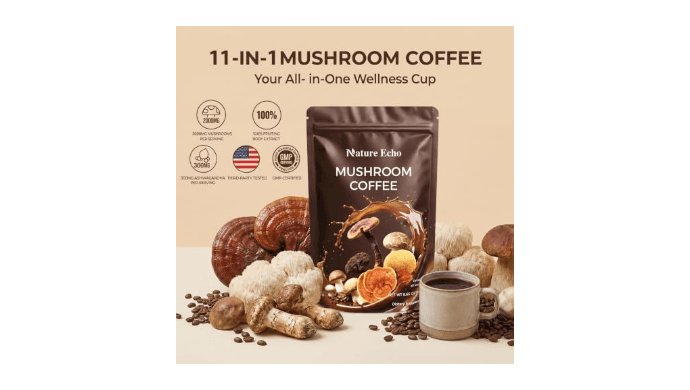 11 in 1 Mushroom Coffee with Ashwagandha,Instant Coffee for Energy, Focus thumbnail 6