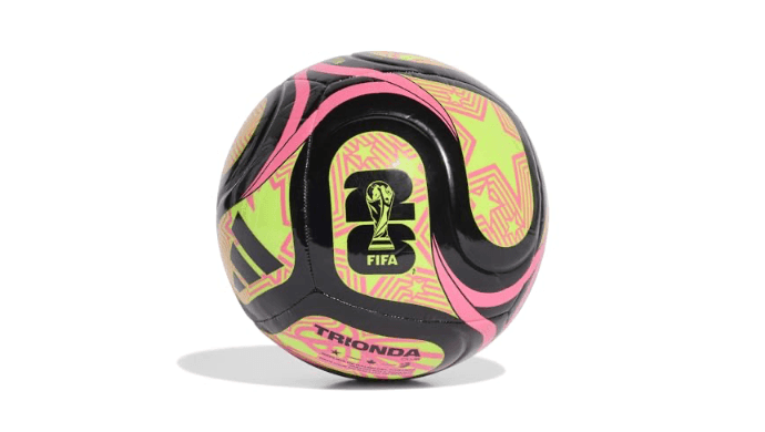 Adidas Unisex-Adult World Cup Soccer Ball, Black/Lucid Lemon/Lucid Pink, 5 thumbnail 1