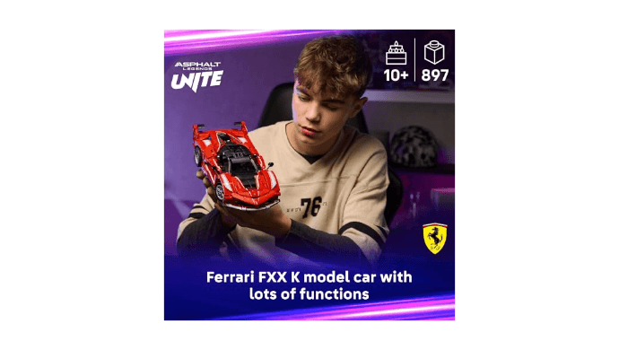 LEGO Technic Ferrari FXX K Toy Car - Building Toy for Girls & Boys, Ages 10+ - Cool Birthday Gift for Kids - Race Car Model for Play & Display - 42212 thumbnail 2