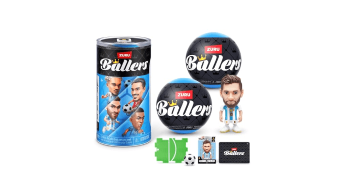 FIFA World Cup 2026™ Ballers Series 1 2 Pack by ZURU – Official Licensed Product Surprise Unboxing Soccer Collectible Sports Toy for Boys, Ages 3+ thumbnail 1