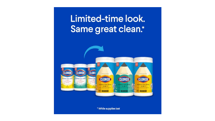 Clorox Disinfecting Wipes Back to School Variety Pack, 75 Count Each, Pack of 3 (Package May Vary) thumbnail 2