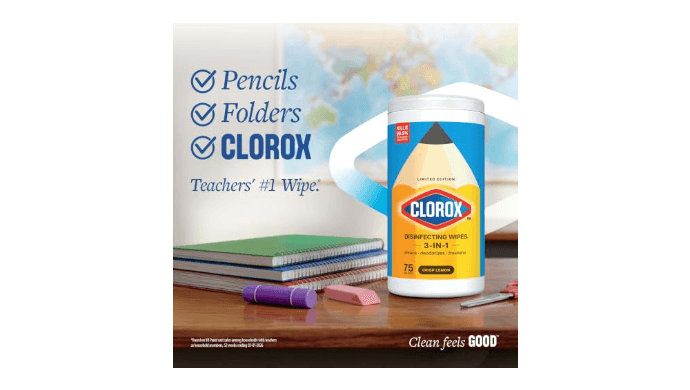Clorox Disinfecting Wipes Back to School Variety Pack, 75 Count Each, Pack of 3 (Package May Vary) thumbnail 3