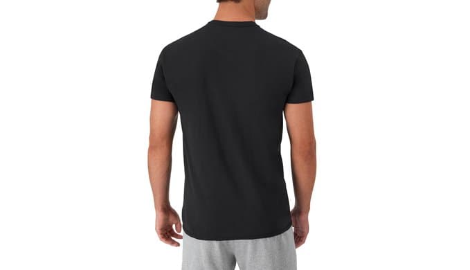 Hanes Men's Undershirt Packs, Stay-Tucked Soft Cotton Undershirts, Best Undershirts for Men, White/Black/Asstd Multipacks thumbnail 5