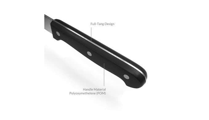 10 Inch Serrated Bread Knife, Premium Stainless Steel Blade with Wave Edge, Full Tang Handle, Razor Sharp Knife for Bread, Durable Professional Kitchen Knife thumbnail 5