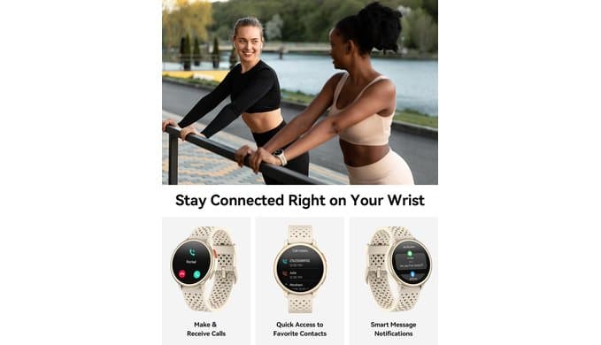 Quican Smart Watches for Women & Men, Compatible with iPhone & Android thumbnail 2