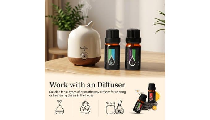 Essential Oils Set, 20 x 10ML Essential Oil Gift for Massage & Diffuser thumbnail 3