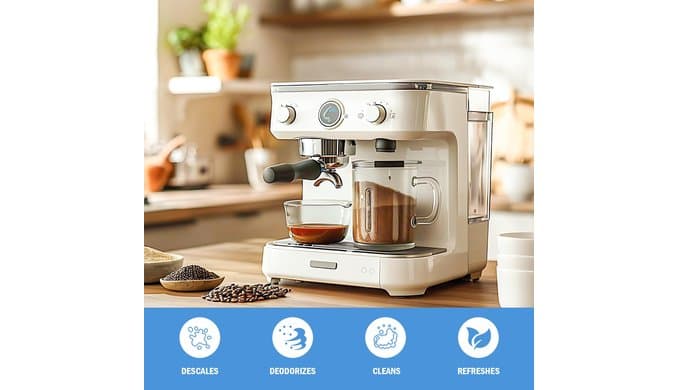 24-Pack Coffee Machine Cleaner Descaler Tablets, Descaling & Deep Cleaning Tabs for Coffee Pot & Coffe Machine, Effective Limescale Remover for Home, Office Use thumbnail 5