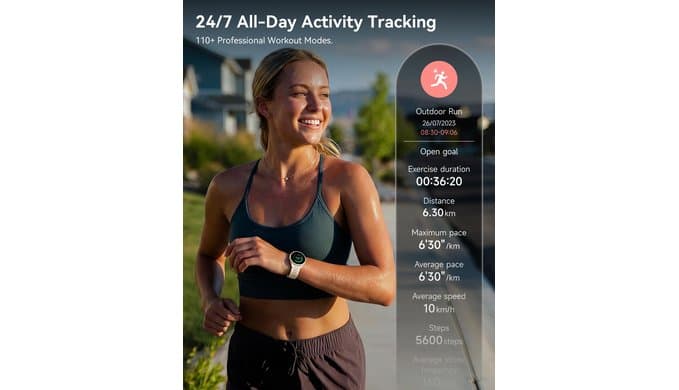 Quican Smart Watches for Women & Men, Compatible with iPhone & Android thumbnail 5