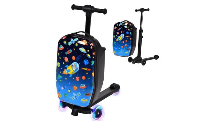 4-in-1 Detachable Scooter Luggage for Kids, Foldable Ride-On Suitcase thumbnail 1