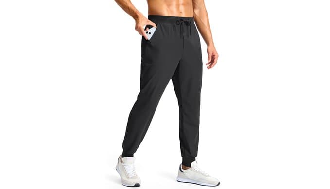 Soothfeel Mens Golf Joggers Slim Fit Casual Comfy Dress Pants with Pockets thumbnail 1