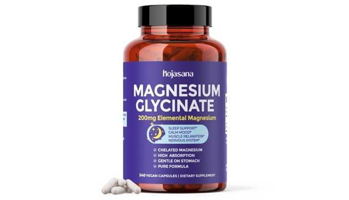 Magnesium Glycinate 200mg Chelated High Absorption 240 Capsules thumbnail 1