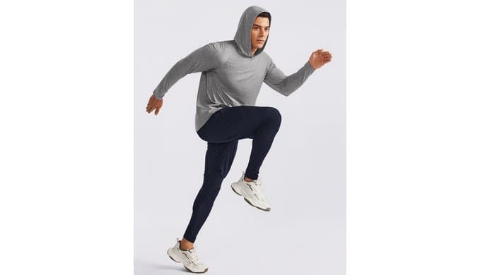 PINSPARK Men's Lightweight Workout Hoodies Pullover Golf Gym Sweatshirt thumbnail 2