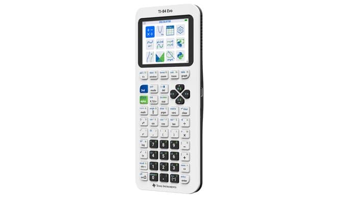 TI-84 Evo Graphing Calculator Texas Instruments, White thumbnail 2