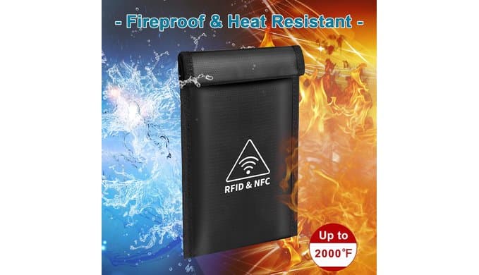 Faraday Bag for Phone,2 Pack, Military Grade Signal Blocker thumbnail 3