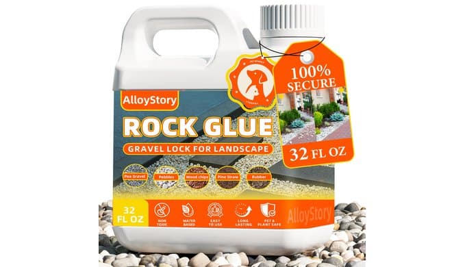 32OZ Rock Glue for Landscaping, Strong Pea Gravel Binder & Stone Adhesive thumbnail 1