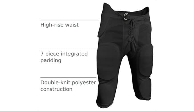 Sports Unlimited Double Knit Integrated Adult Football Pants, Men Football Practice Pants thumbnail 4