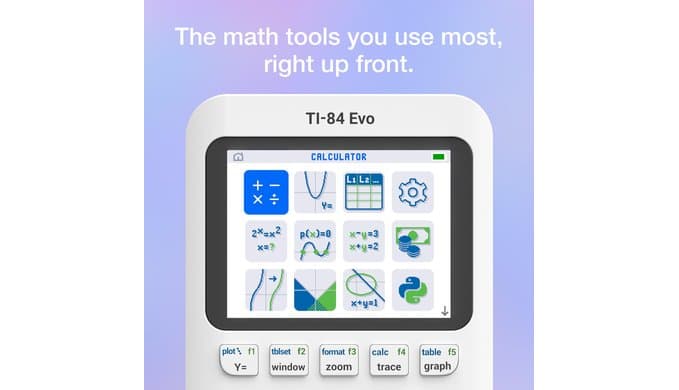 TI-84 Evo Graphing Calculator Texas Instruments, White thumbnail 4
