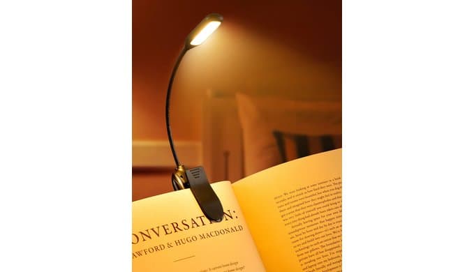 Monotremp Rechargeable Book Lights for Reading at Night, Clip-On 3 Colors thumbnail 1