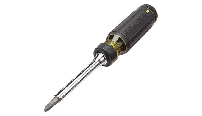 Klein Tools 32305 Multi-bit Ratcheting Screwdriver, 15-in-1 Tool with Phillips, Slotted, Square, Torx and Combo Bits and 1/4-Inch Nut Driver thumbnail 1