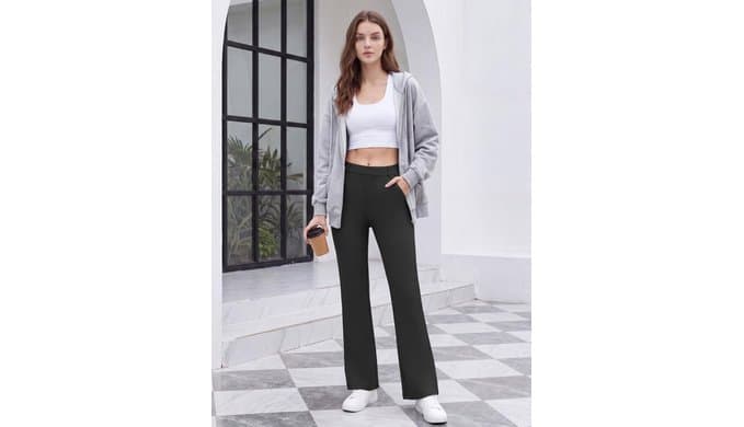 JEKAOYI Womens Dress Pants Bootcut Business Casual Work Slacks thumbnail 3