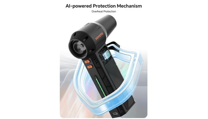 Compressed Air Duster 300000RPM Powerful Electric Air Duster Rechargeable thumbnail 5