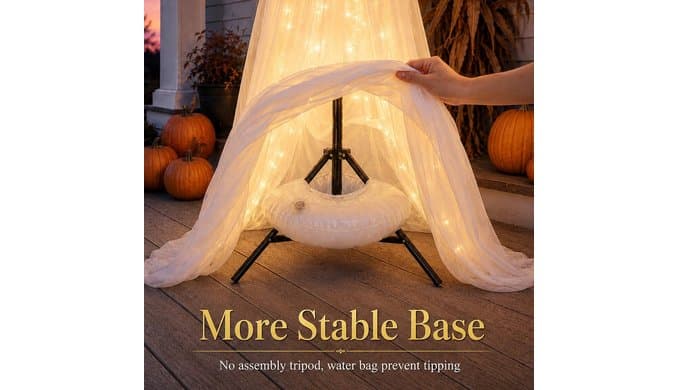 Halloween Decorations Outdoor 2 Pack 5FT Large Ghosts with Timer Remote thumbnail 5