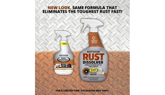 Rust-Oleum Rust Dissolver Trigger Spray Gel | Heavy-Duty Corrosion Remover for Metal Tools, Cars, Bikes, Grills, Bolts, Firearms & More | 32 oz thumbnail 2