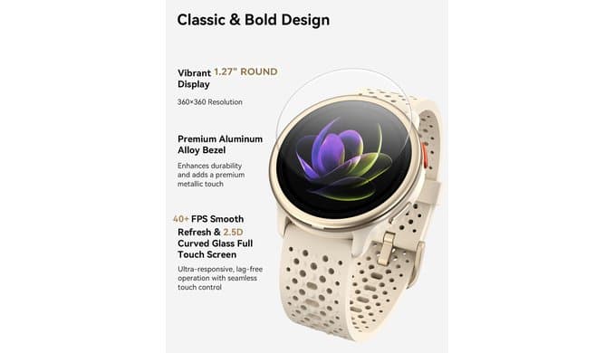 Quican Smart Watches for Women & Men, Compatible with iPhone & Android thumbnail 3