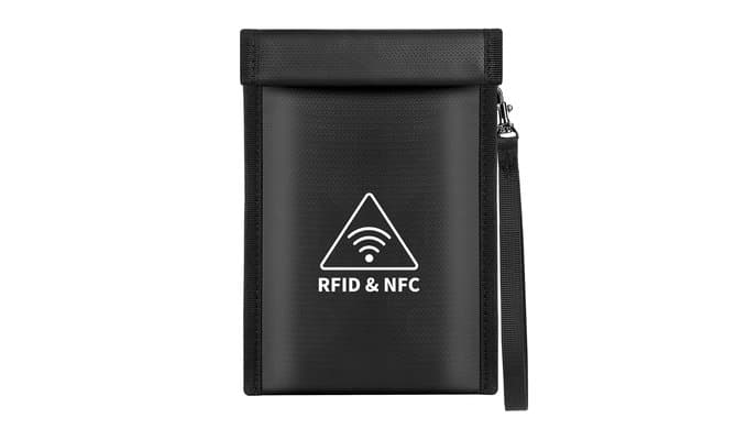Faraday Bag for Phone,2 Pack, Military Grade Signal Blocker thumbnail 1
