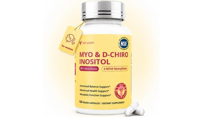 Myo-Inositol & D-Chiro Inositol 40:1 With Methylfolate, ALA & Chromium thumbnail 1