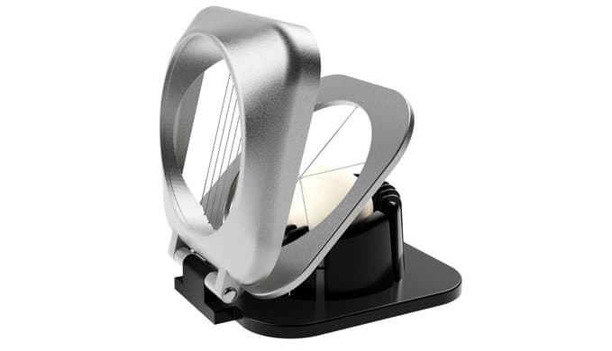 Multipurpose 3 in 1 Heavy Duty Egg Slicer,Stainless Steel Wire,Black Sliver thumbnail 1