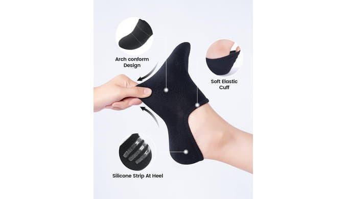 IDEGG Women & Men No Show Low Cut Anti‑Slip Casual Sports Running Socks thumbnail 4