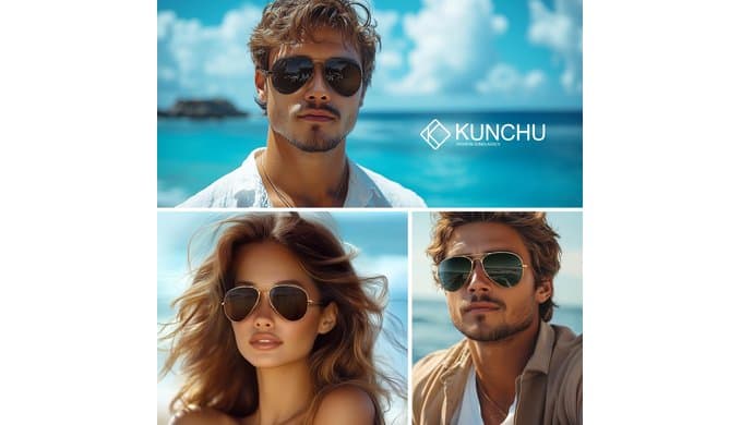 Classic Aviator Sunglasses for Men Womens Polarized UV Protection Driving Sunglasses thumbnail 2