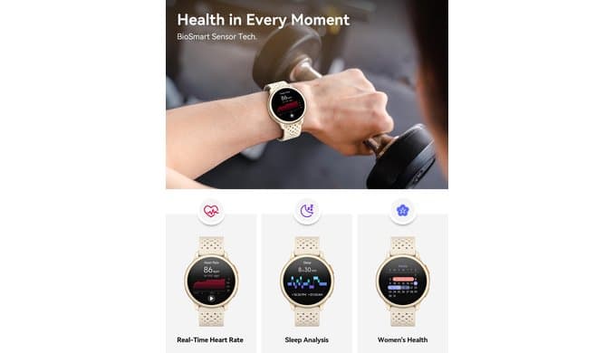 Quican Smart Watches for Women & Men, Compatible with iPhone & Android thumbnail 4