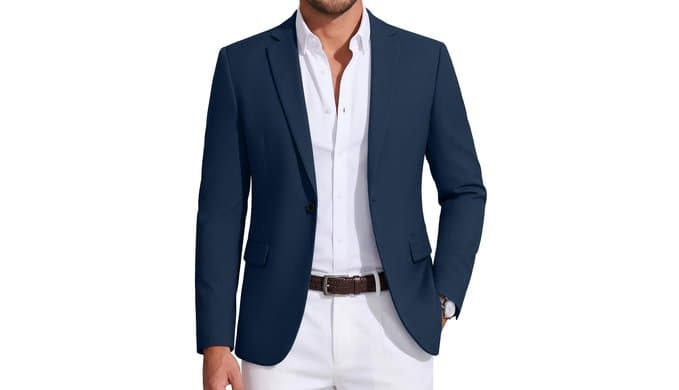 COOFANDY Mens Sport Coat Casual Blazer One Button Business Suit Jacket thumbnail 1