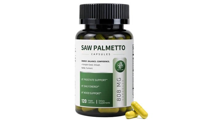 Saw Palmetto with Pumpkin Seed Extract Prostate Health for Men, 120 Count thumbnail 1
