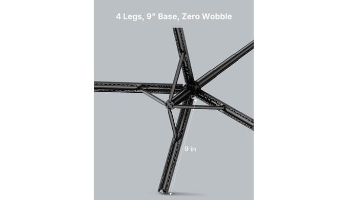4-Leg Phone Tripod, 71-inch Selfie Stick for iPhone & Android thumbnail 2