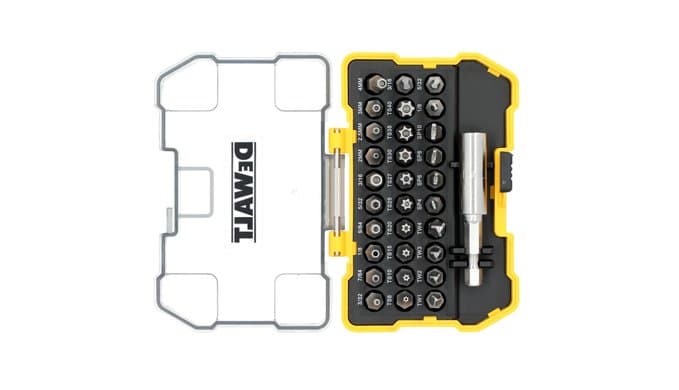 DEWALT Security Bit Set, 31-Piece Screwdriver Bit Set with Case, Universal 1/4 In Hex, Includeds Magnetic Bit Holder (DWAX200) thumbnail 2