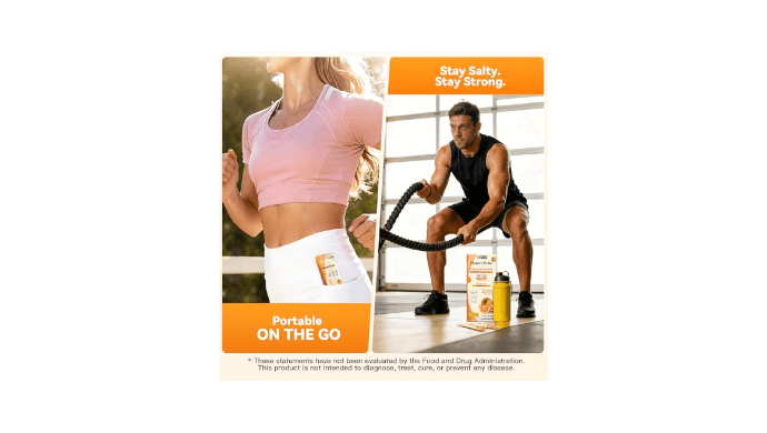 Nature Echo Electrolyte Powder Packets, 1000mg Sodium Oral Rehydration Salts, Sugar Free Hydration Drink Mix for Athletes, Marathoners & Outdoor Enthusiasts, Keto Friendly, Vegan, Gluten Free thumbnail 4