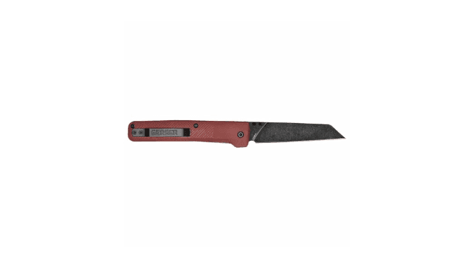 Gerber Pledge EDC Folding Pocket Knife w/Clip, Plain Edge Blade, Drab Red thumbnail 6
