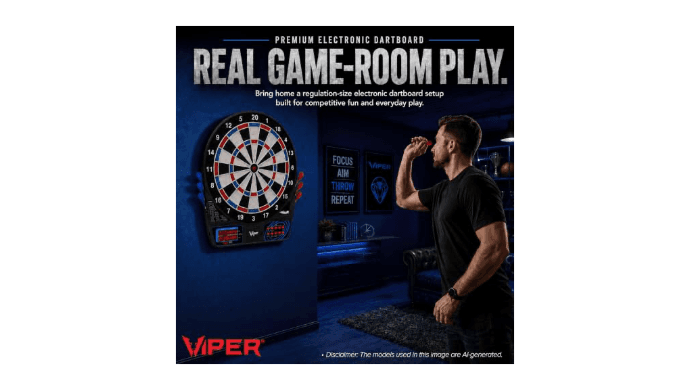 Viper by GLD Products 777 Electronic Soft Tip Dart Board for Adults thumbnail 3