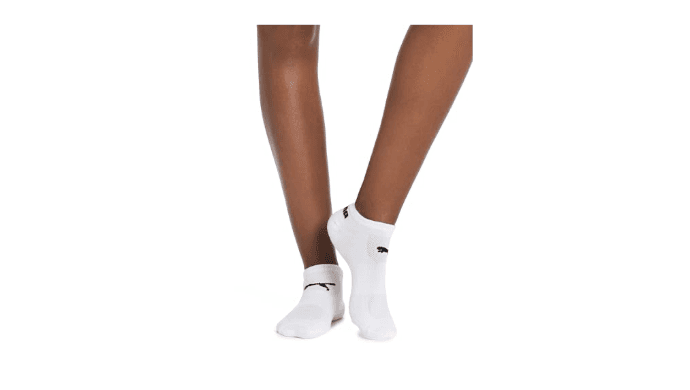 PUMA Womens 6 Pack Runner fashion liner socks, White/ Black Puma, 9 11 US thumbnail 3
