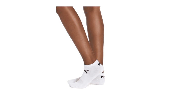 PUMA Womens 6 Pack Runner fashion liner socks, White/ Black Puma, 9 11 US thumbnail 4