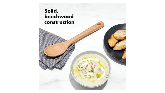 OXO Good Grips 3-Piece Wooden Spoon Set thumbnail 2