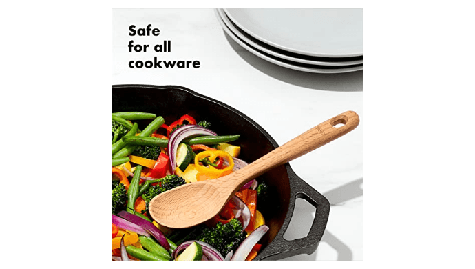 OXO Good Grips 3-Piece Wooden Spoon Set thumbnail 4