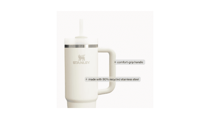 Stanley Quencher H2.0 Tumbler with Handle and Straw 30 oz | Flowstate 3-Position Lid | Cup Holder Compatible for Travel | Insulated Stainless Steel Cup | BPA-Free | Hot Coral thumbnail 6