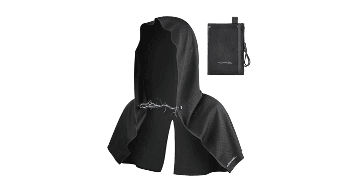 AOPREL Cooling Hoodie Towel Magnetic Lock Towels for Neck and Face UV Protection, Moisture-Wicking for Camping Gym and Yoga thumbnail 1