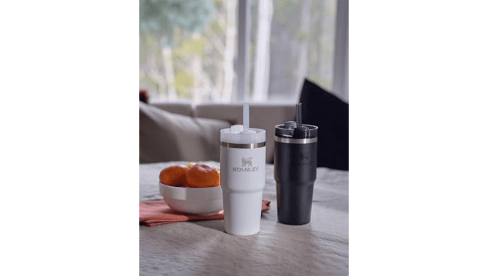 STANLEY Quencher H2.0 Flow State Tumbler, 14 oz, Stone thumbnail 6