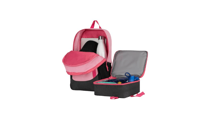 Champion Kids' Mode Backpack and Lunch Box Set, Pink Heather, One Size thumbnail 3