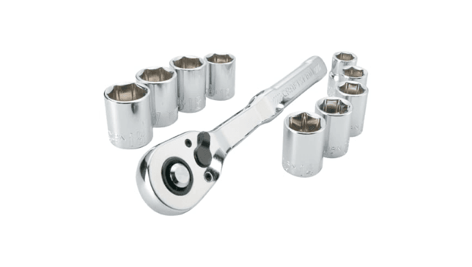 CRAFTSMAN Mechanics Tool Set, Metric, 3/8 Inch Drive, 10 Piece (CMMT34564) thumbnail 1